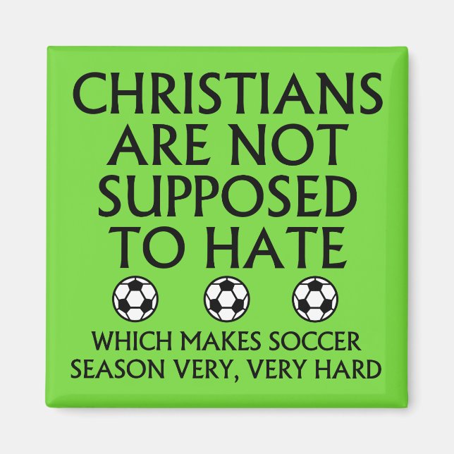 Imã Cristãos Não Devem Odiar Futebol (Frente)