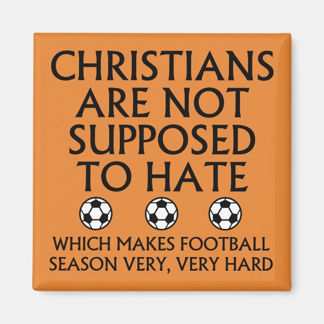 Imã Cristãos Não Devem Odiar Futebol (Frente)