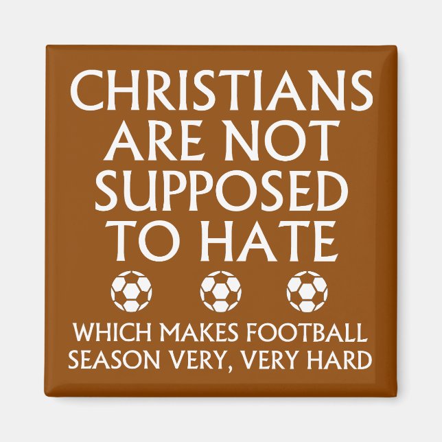 Imã Cristãos Não Devem Odiar Futebol (Frente)