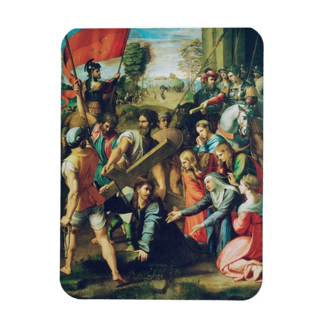 Ímã Cristo a caminho do calvário (Vertical)