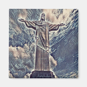 Imã Cristo a estátua do redentor