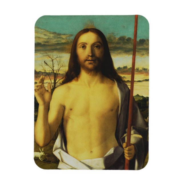 Ímã Cristo Abençoando de Giovanni Bellini   (Vertical)