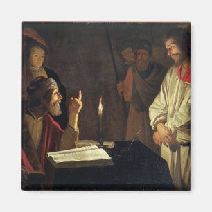 Imã Cristo antes de Caiaphas (óleo em canvas)
