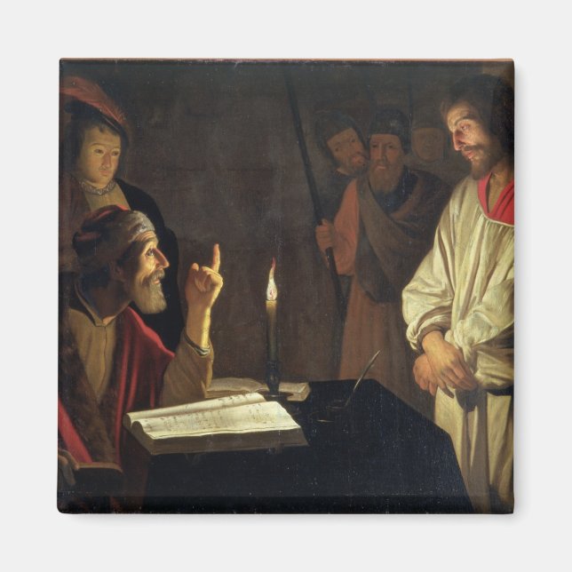 Imã Cristo Antes de Caiaphas (óleo na canvas) (Frente)
