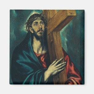 Imã Cristo Carregando a Cruz por El Greco