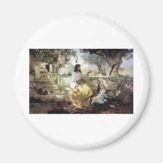 Imã Cristo com Martha e Maria por volta de 1886