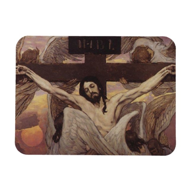 Ímã Cristo Crucificado (Horizontal)