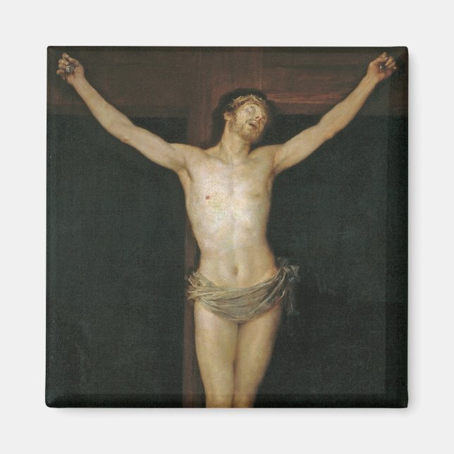 Imã Cristo Crucificado (Jesus na Cruz) (de Goya) (Frente)