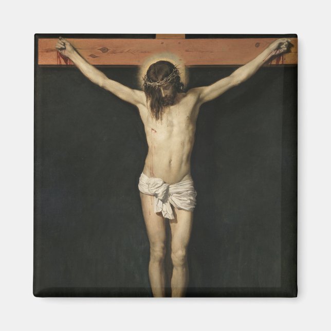 Imã Cristo Crucificado na Cruz (Fé) (Velazquez) (Frente)