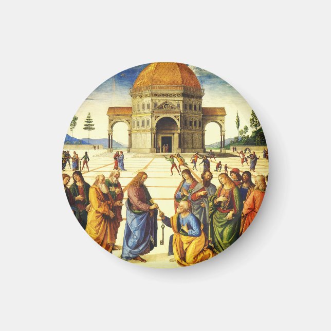 Imã Cristo dando as teclas ao Santo Peter (Frente)