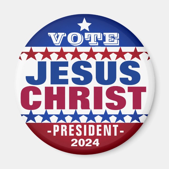 Imã Cristo de Jesus para a Campanha do Presidente 2024 (Frente)