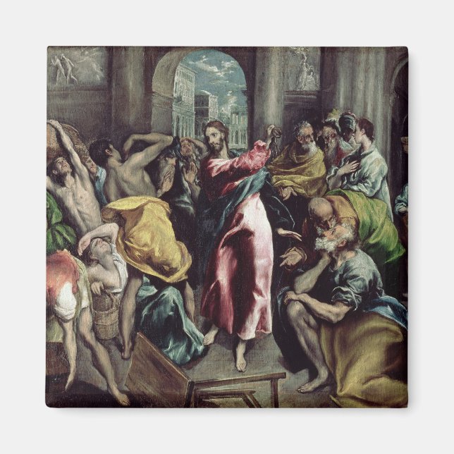 Imã Cristo dirigindo as bandejas do templo (Frente)