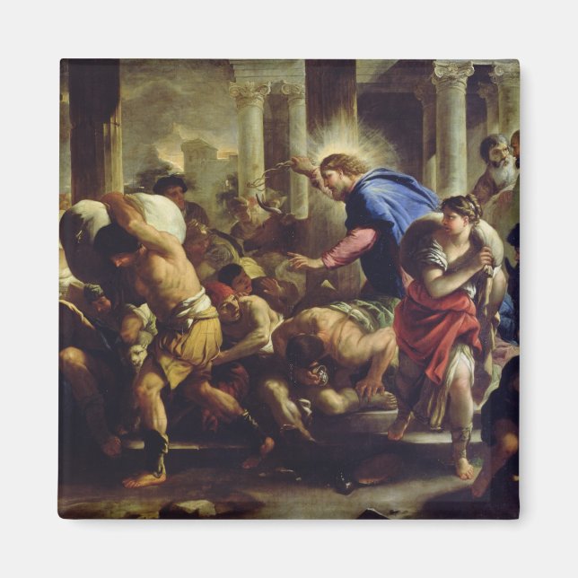 Imã Cristo dirigindo os comerciantes do templo (Frente)