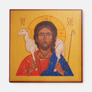 Imã Cristo do íon ortodoxo de boa pastora
