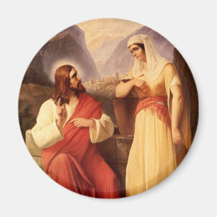 Imã Cristo e a Samaritana por Christian Schleisner