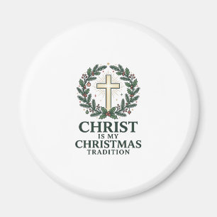 Imã Cristo é Minha Tradição de Natal Versão Cruz Antig