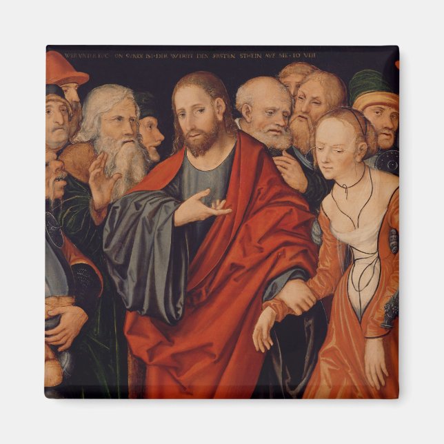 Imã Cristo e mulher raptada em Adultery (Frente)