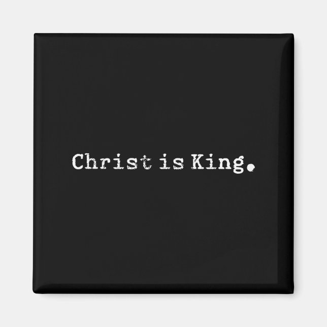 Imã Cristo é Rei Jesus Católico Cristão Cristã (Frente)