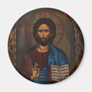 Imã CRISTO grego do ÍCONE