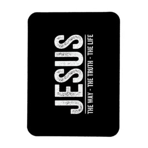 Ímã Cristo Jesus O Caminho. A Verdade. A Vida Bendita
