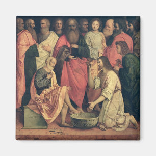 Imã Cristo Lavando os Pés dos Discípulos