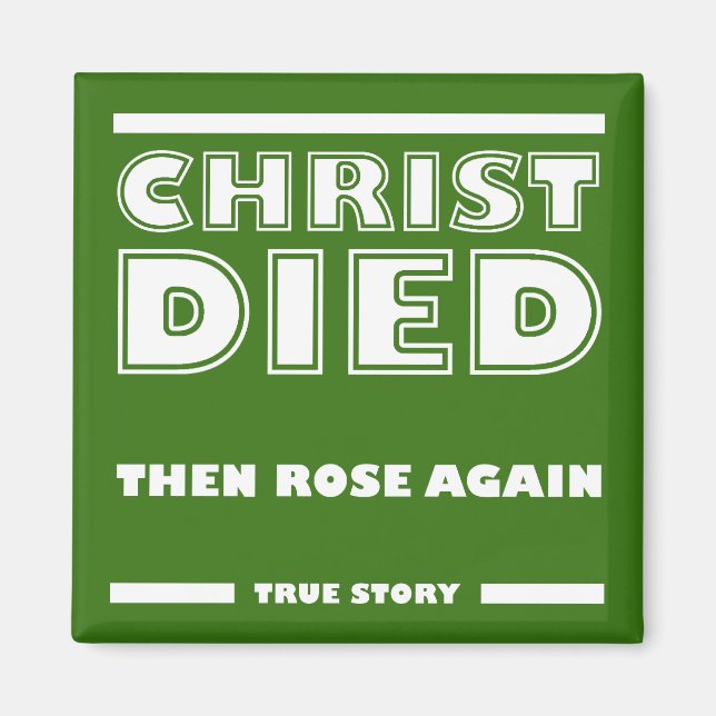Imã Cristo Morreu Ressuscitou de Novo História Verdade (Frente)