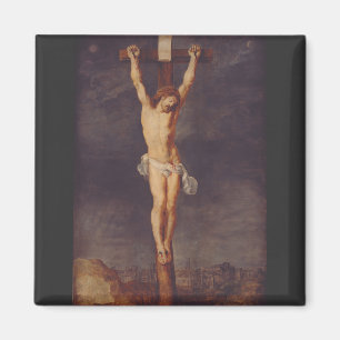 Imã Cristo morto na cruz por Peter Paul Rubens