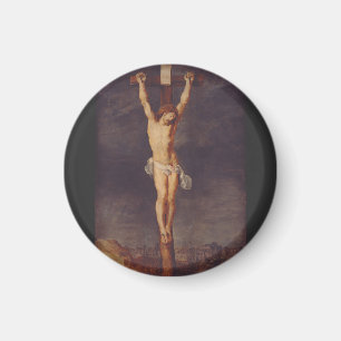 Imã Cristo morto na cruz por Peter Paul Rubens