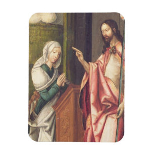 Ímã Cristo o redentor que abençoa uma mulher (painel)