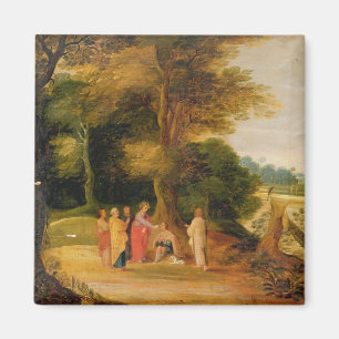 Imã Cristo que cura o homem cego