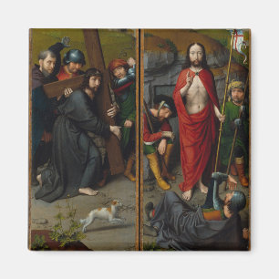 Imã Cristo que leva a cruz