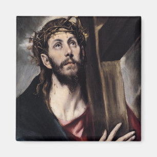 Imã Cristo que leva o ímã transversal