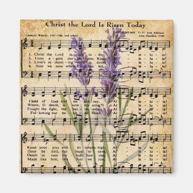 Imã Cristo que o Senhor esteja em ascensão hoje (Frente)