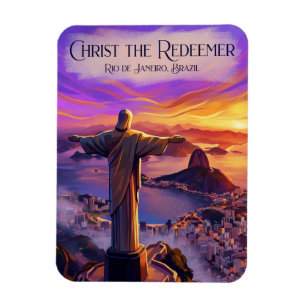 Ímã Cristo Redentor Brasil