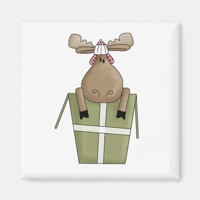 Imã Critério de Natal ・ Caixa de Mose & Presente (Frente)