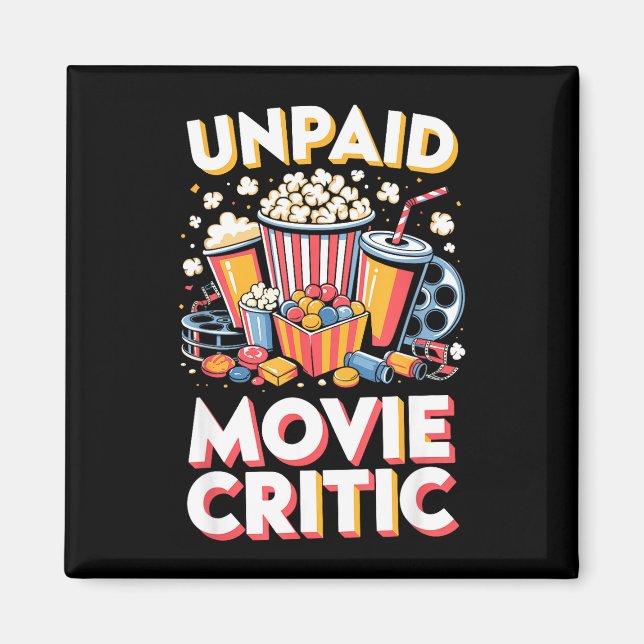 Imã Crítico de cinema não remunerado filme comida notu (Frente)