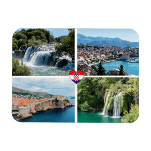 Ímã Croácia Belos Pontos Turísticos - Europa
