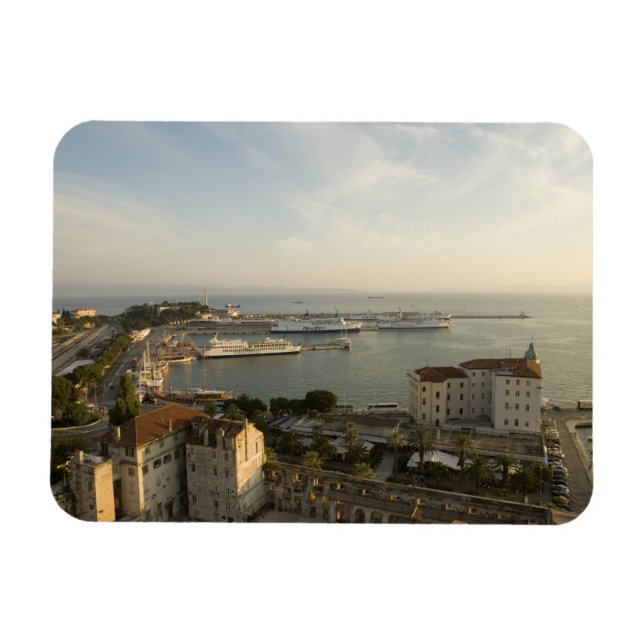 Ímã Croácia, Dalmácia, Split. Vista da Riva (Horizontal)