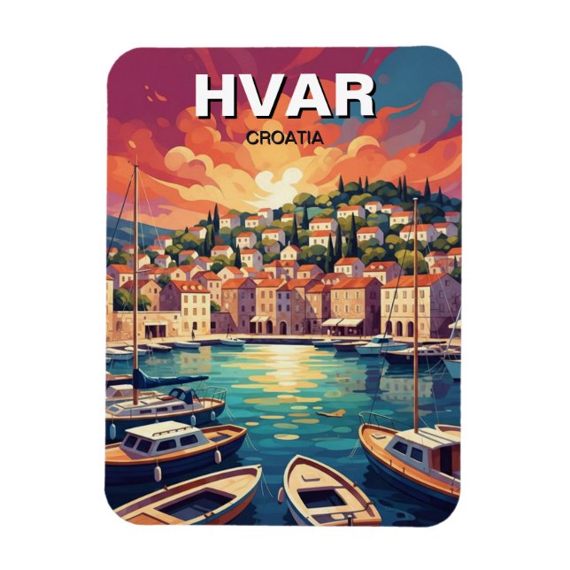 Ímã Croácia Hvar (Vertical)