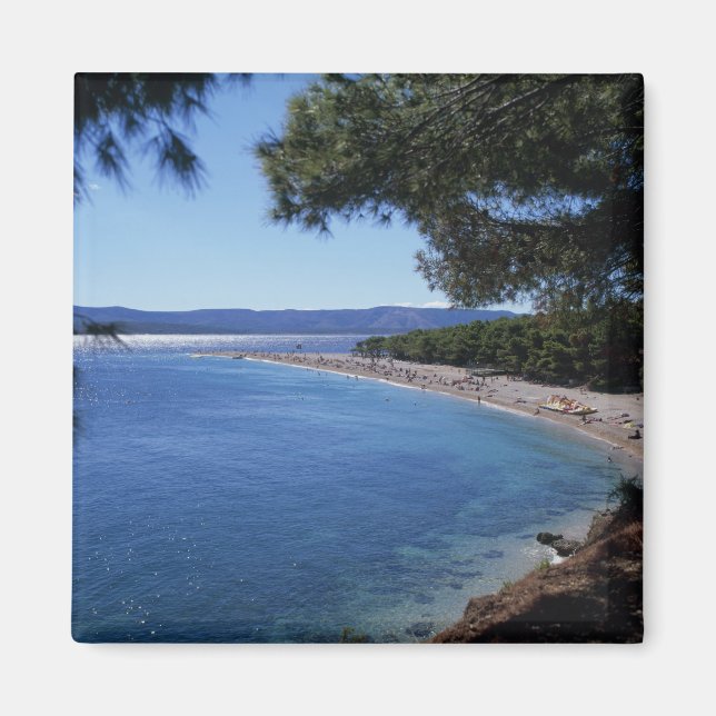 Imã Croácia, Ilha Brac, Bol, Praia Golden Cape 2 (Frente)
