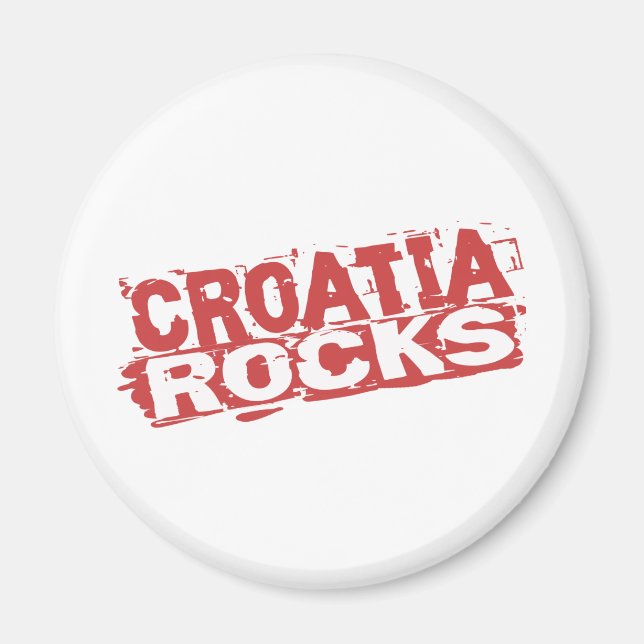 Imã Croácia Rocks (Frente)