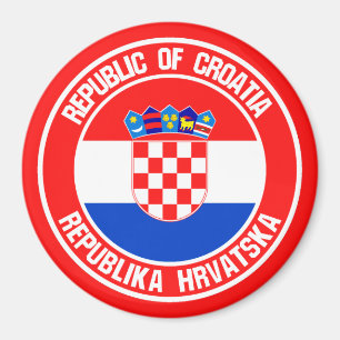 Imã Croácia Round Emblem