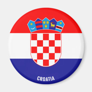 Imã Croatia Flag Charming Patriotic