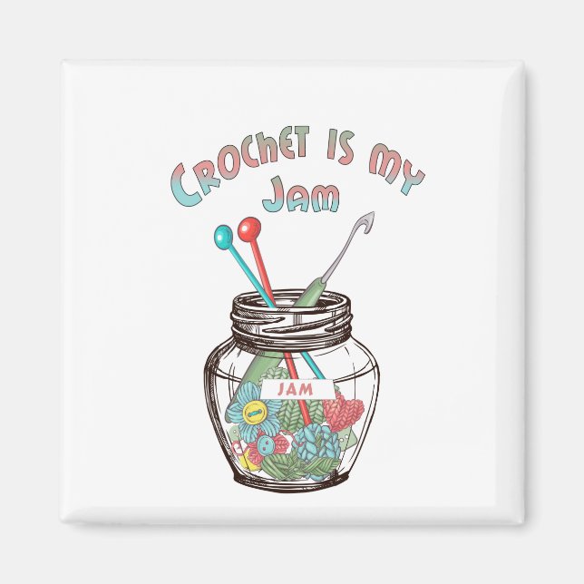 Imã Crochet é meu Jam (Frente)