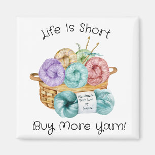 Imã Crochet Funny Personalizado