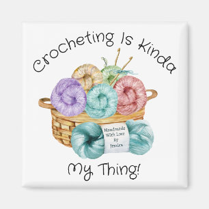 Imã Crochet Personalizado