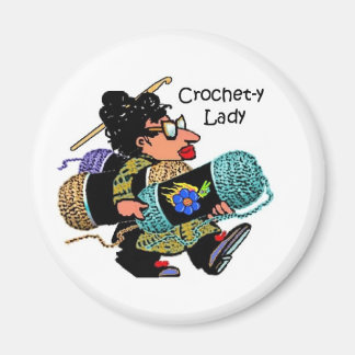 Imã Crochet-y Lady Magnet