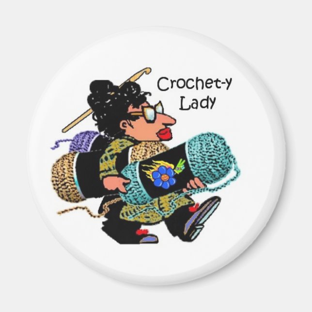 Imã Crochet-y Lady Magnet (Frente)