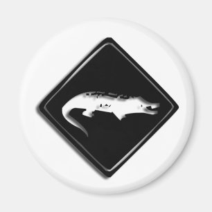 Imã Croco Crocodilo - Sinal Redondo