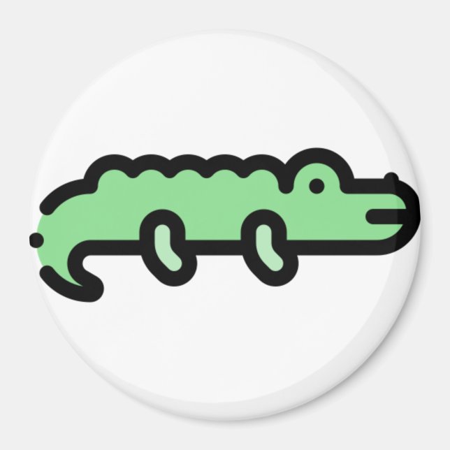 Imã Crocodilo (Frente)